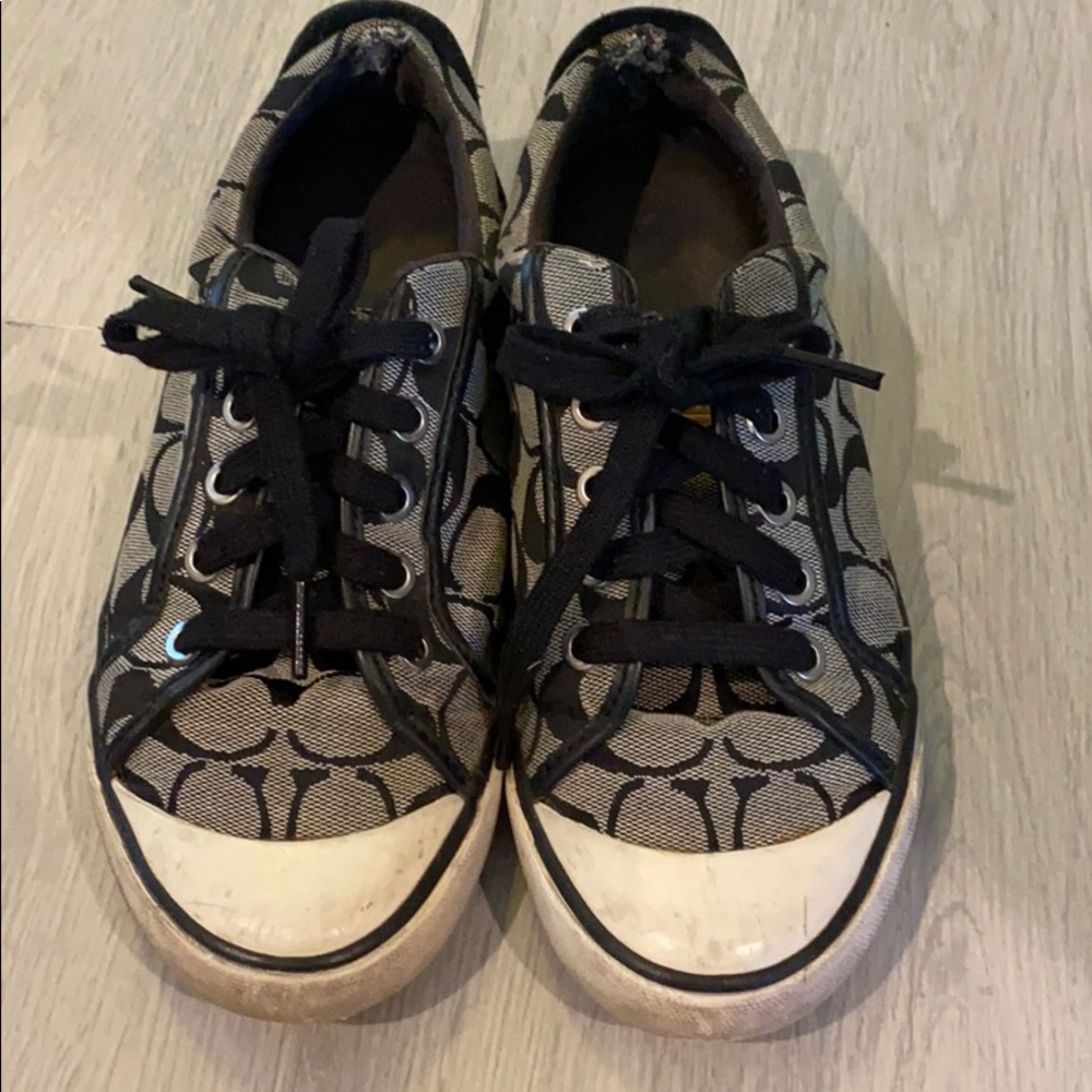 Black Coach Shoes Size 6
